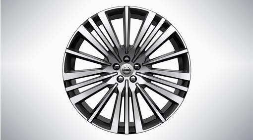 22" 20 radios Black Diamond Cut - 800147